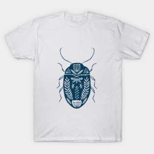 Folk beetle dark blue T-Shirt